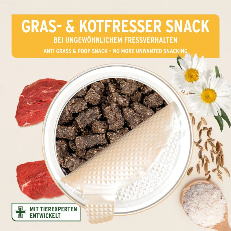 AniForte Gras-und Kotfresser Snack 300g